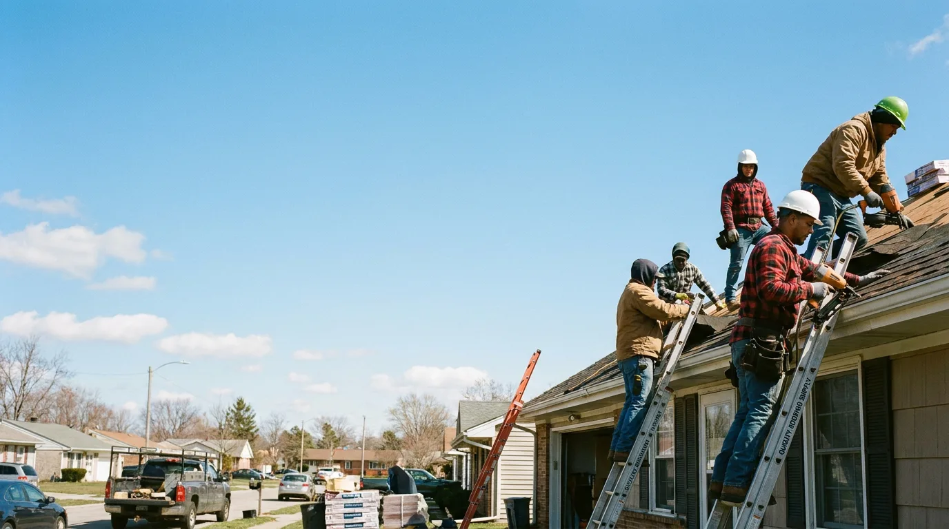 Roofing in Spalding, MI near me